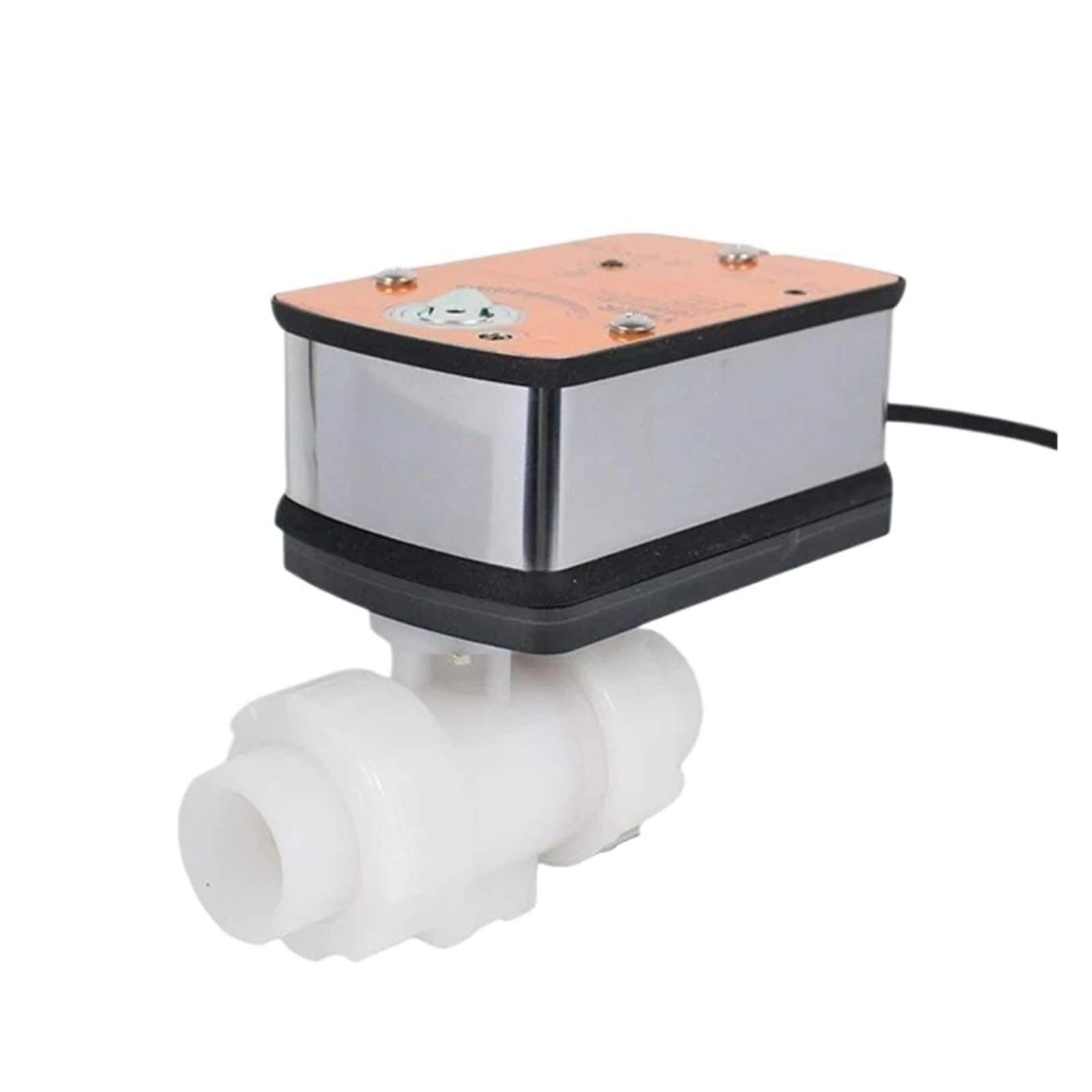 Válvula de control eléctrica retorno a fallo, PVDF, 0-10 V, válvula bola modulante, a prueba fallos, NC NO HVAC DN15-DN50, 220(DN25,Normally Open)