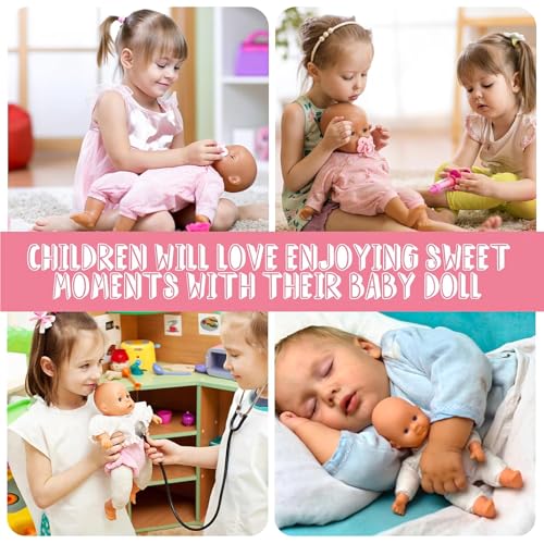 Libima 80 Pack Baby Doll Diapers Paper Reborn Doll Diapers Refill for 18-24 Inch Newborn Dolls Accessories Underwear Underpants, Ages 12 and Above, Dolls are Not Included