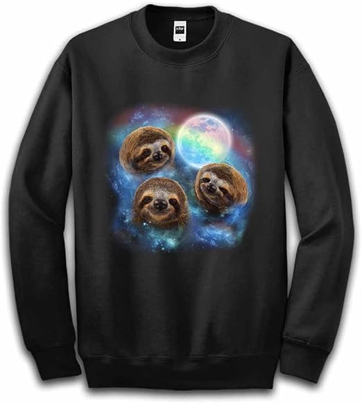 Amazon Fox Republic ナマケモノの赤ちゃん本舗 クリスマス サンタクロース メンズ スウェット トレーナー オリジナルプリント 通販