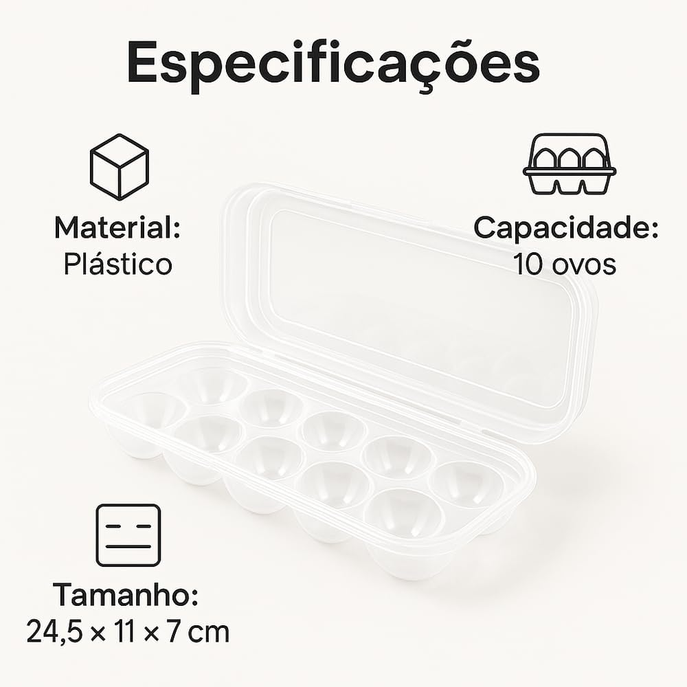 Porta Ovos Geladeira Empilhável: Review Testado por 7 dias