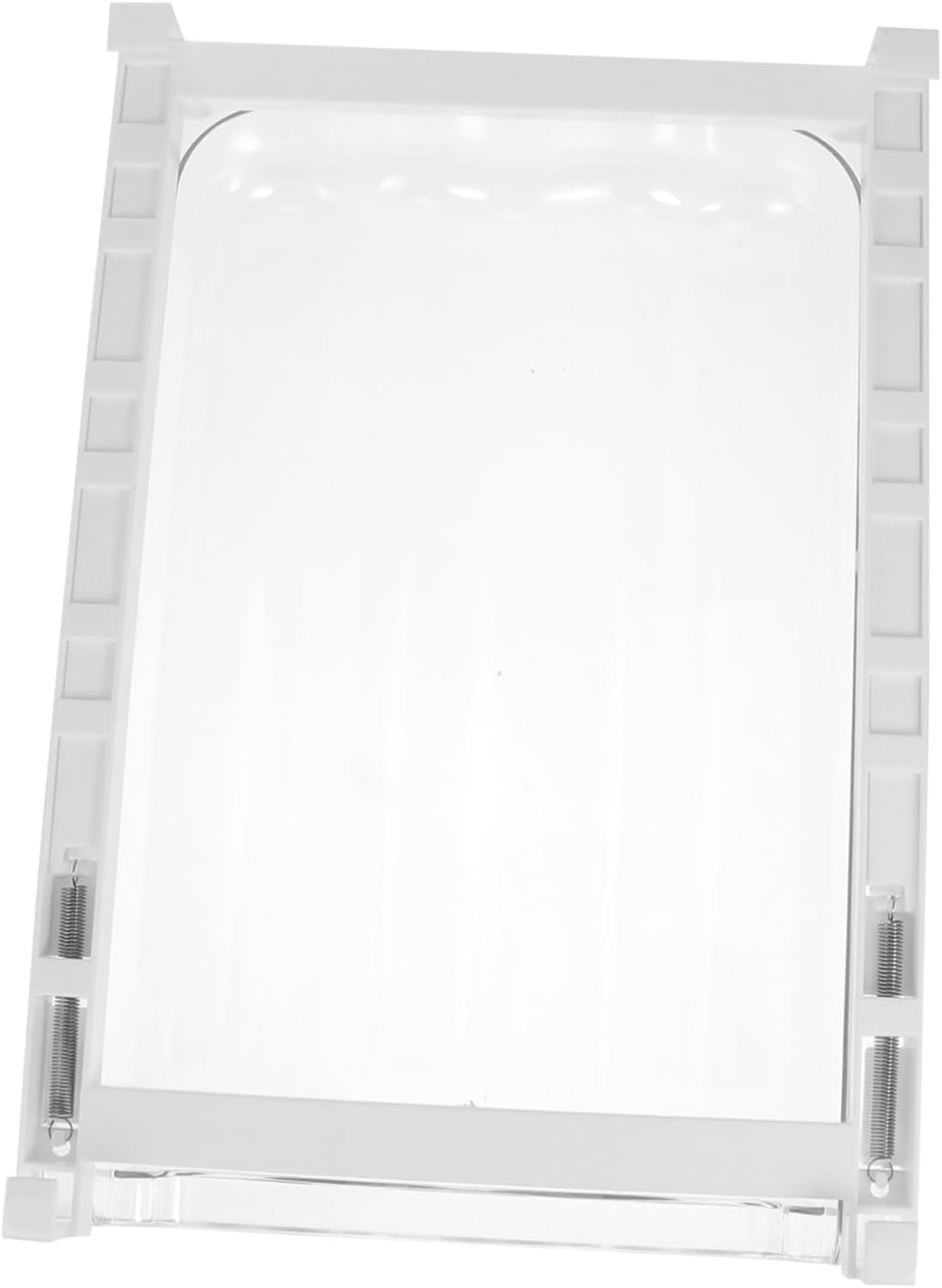 1 Set Transparent Crisper Kitchen Goods Egg Storage Shelf Clear Drawer Food Container Egg Container Fridge Freezer Bins Storage Bin Drawers Abs White Hanging Fresh Box re-usable