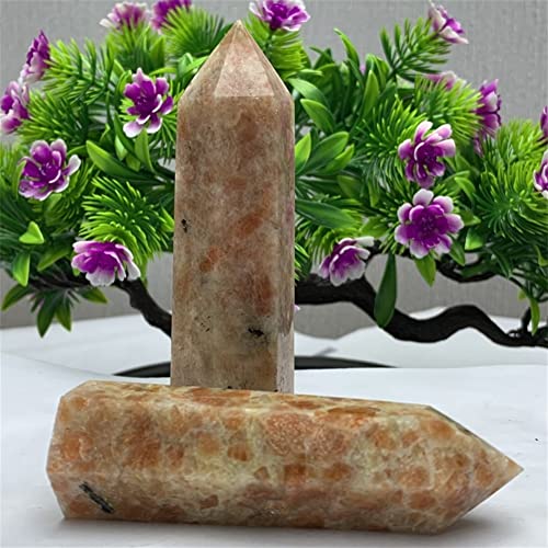Pierre de soleil naturelle AMUCK 5-6 cm | Pointe en cristal fait main