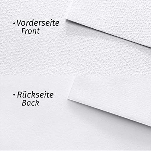 Watercolour Paper 300 g/m², DIN A4, White, 20 Sheets, Watercolour Pad by Tritart
