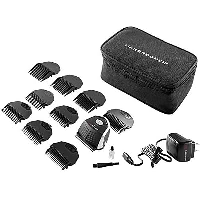 MANGROOMERTM Ultimate PRO Self-Haircut Kit with Lithium MAXTM Power, Hair Clippers, Hair Trimmers and Waterproof to Save You Money!