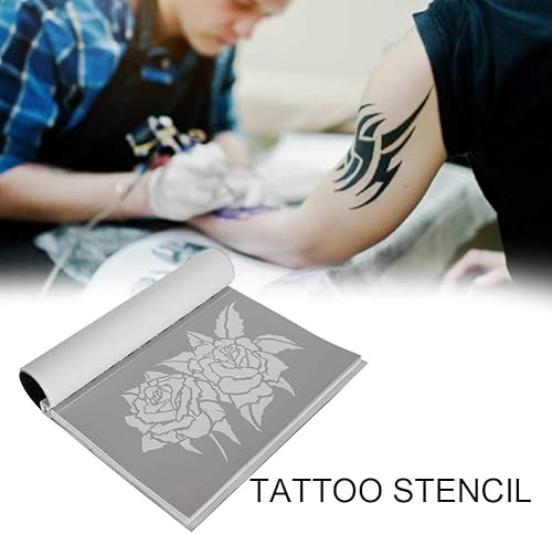 Miniatura 2 de Juego de folletos temporales de plantillas de tatuaje con 30 piezas diferentes diseños reutilizables de plantillas