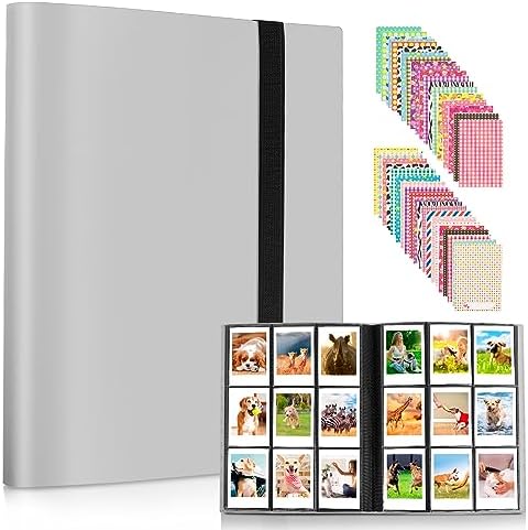 Album Photo 128 Poches Pour Fujifilm Instax Mini – Compatible Instax 11/9/8 /7S/90/70, Polaroid Snap, HP Sprocket