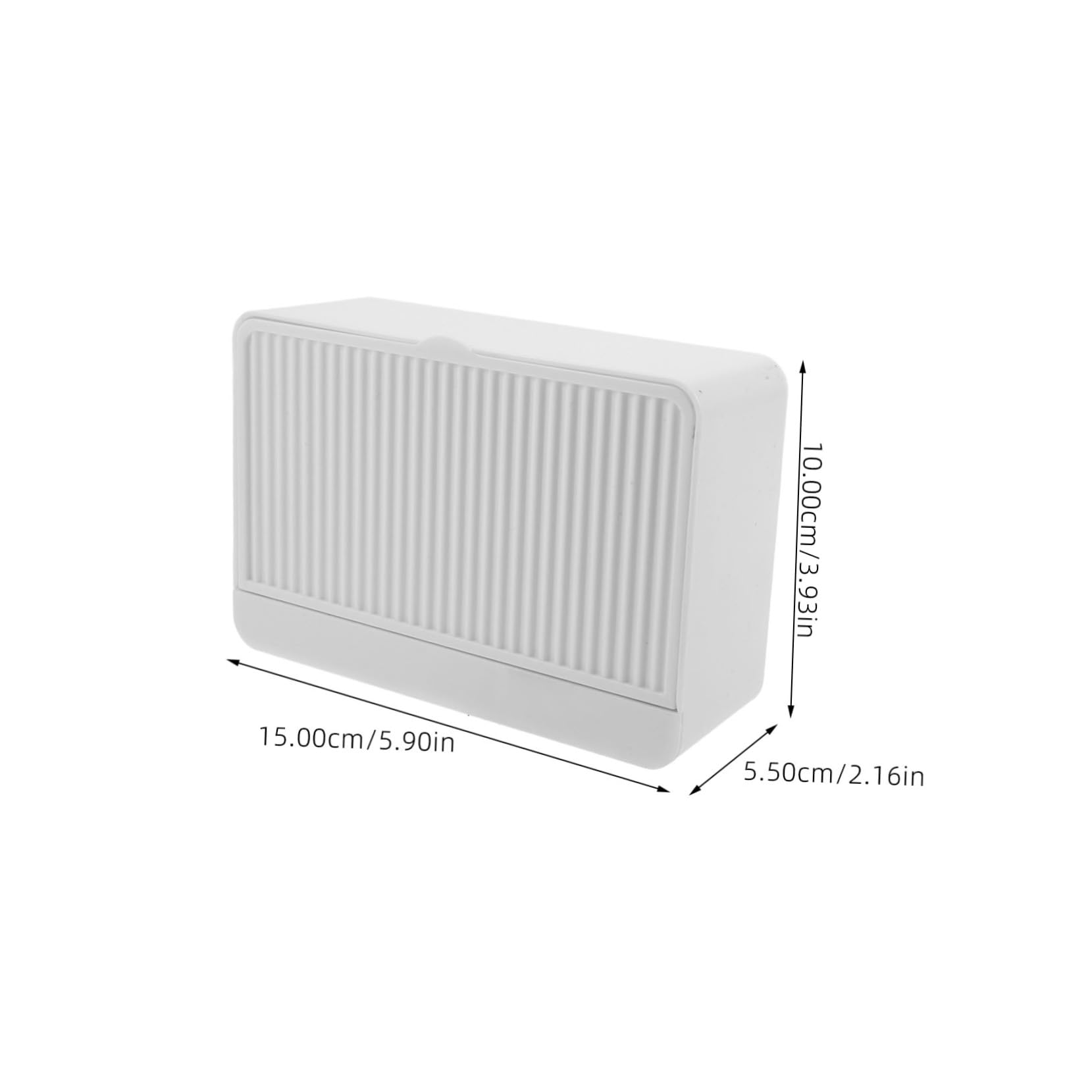 BESTOYARD 5stücke Wandmontierte Seifenbox Mit Abtropfdesign Praktische Abnehmbare Seifenablage Für Badezimmer Bohren Langlebigem Weiße Einzelbox