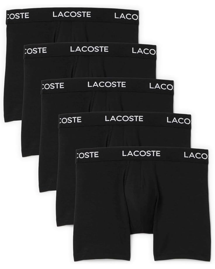 Lacoste 5-pack Cotton Boxer Briefs - Main View