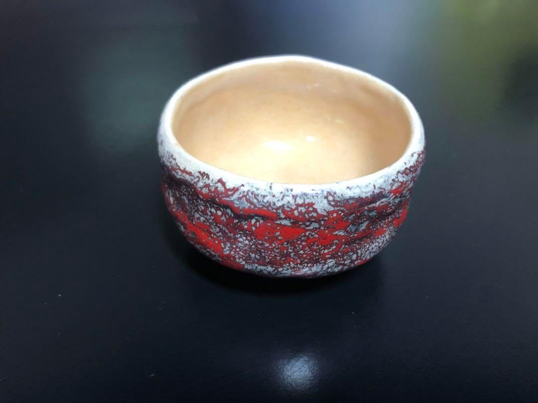 箕面焼 松田箕山 一服茶碗 煎茶器 箕面焼 蓋付き 茶碗 箕面焼 松田