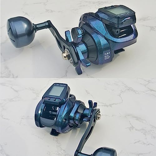 7.2:1 Digital Fishing Baitcasting Reel Large Backlighting Display Bite Alarm-large screen - Image 4
