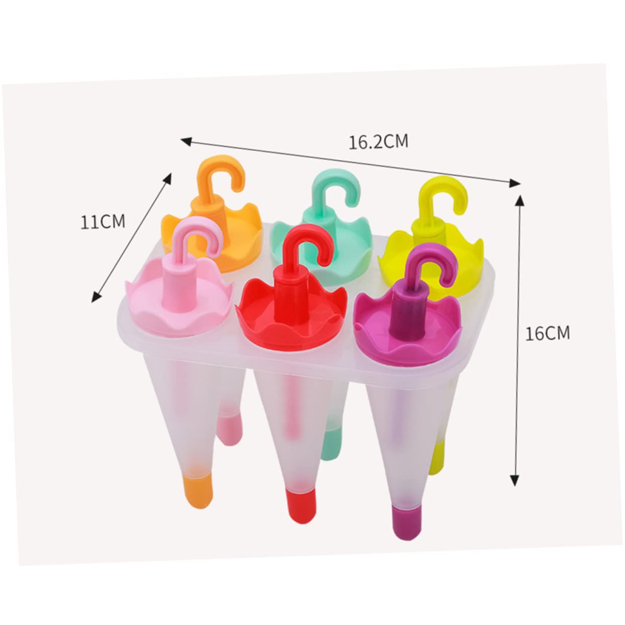 18pièces Moule à Glace Réutilisables Pour Avec Fruits Et Lait Facile à Démouler Plastique