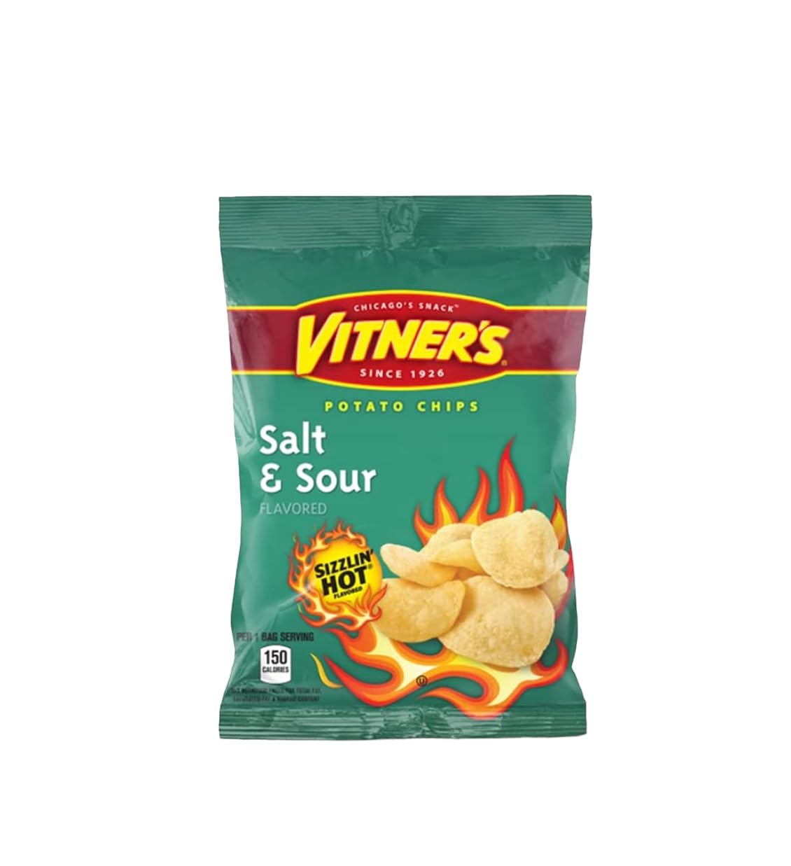 VITNER'S Sizzlin' Hot Assortment! Crunchy Curls, Triple Cheese, & Salt & Sour 30 1 oz Bags 10 Bags of each Flavor