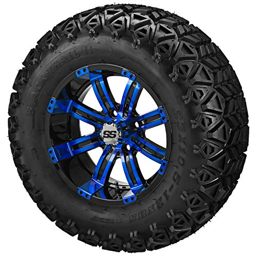 RM Cart - 12" Casino Black/Blue on 23x10.50-12 Black Trail