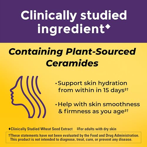 Nature Made Skin Hydration Gummies Plus Plant-Sourced Ceramides, 50 Gummies - image 2