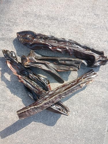 Rinderleber für Hunde getrocknet, natürlicher Kausnack, Hundeleckerli vom Rind, proteinreich, getreidefrei, luftgetrocknet, ohne Zusatzstoffe, Zahnpflege & Belohnung, für kleine & große Hunde (1kg)