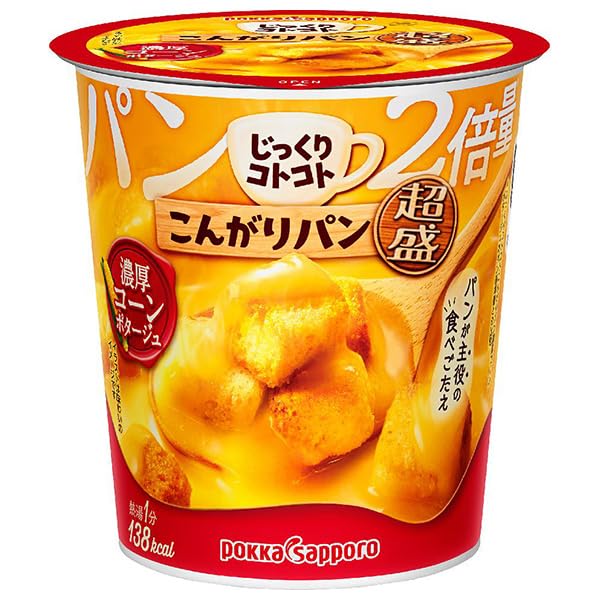Amazon.co.jp: ポッカサッポロ じっくりコトコト こんがりパン超盛