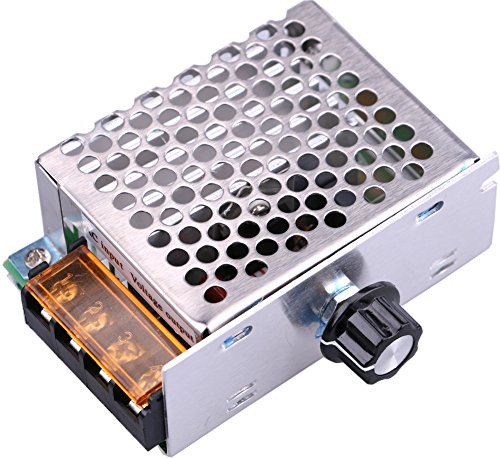 Yeeco AC 110V 4000W SCR Voltage Regulator Speed Control Driver Dimming Dimmer Thermostat Governing Temperature Governor Fan Motor Controller