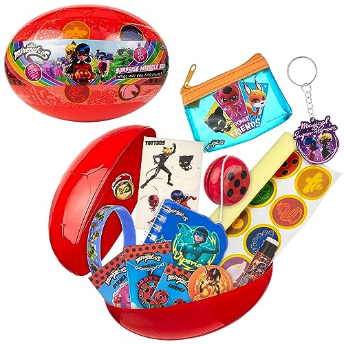 Miraculous 13pc Surprise Miracle Box -Zag Heroez Themed Ladybug and Cat