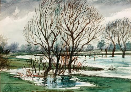 Tableau Willows About Nevinson 60x90cm toile murale pour bureau