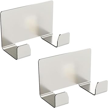 Razor Shower Holder, 2 Pack, Wall Hooks with Loofah and Razor Hooks