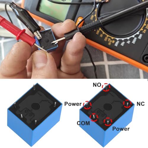 image for ECSiNG 10PCS 5-Pin Terminals 9VDC Power Relay PC Board Relay for Indus