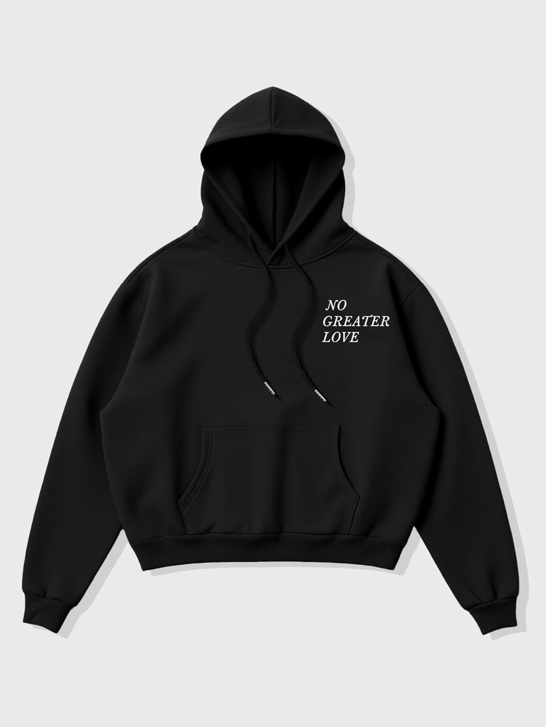 WDIRARA Men's Letter Print Hoodies Long Sleeve Hooded Sweatshirt Streetwear Pullovers Tops - Image 2