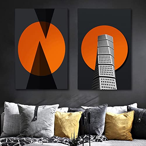 Affiche de peinture sur toile pour femme élégante déco moderne salon 40x50cm sans cadre