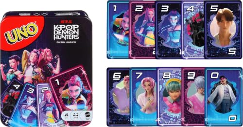 Image of Mattel Games UNO Netflix KPop Demon Hunters Card Game