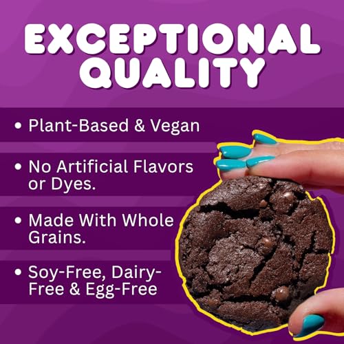 Whoa Dough Ready to Bake Cookie Dough Brownie Batter – Certified Non-GMO, Kosher, Gluten Free – Plant-Based Snack Dough Made with Real Ingredients – 6 Pack - Thumbnail 4