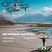 Drones with Camera 4K Professional, GPS Auto Return, 60 Mins Long Flight Time, Brushless Motor, One Key Takeoff/Landing, Includes Carrying Case & 3 Batteries, Drone for Beginners and Adults(Black)