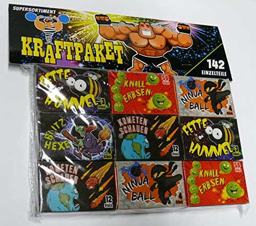 STARTRADE Feuerwerk Kraftpaket Jugendfeuerwerk 142 Einzelteile Cover