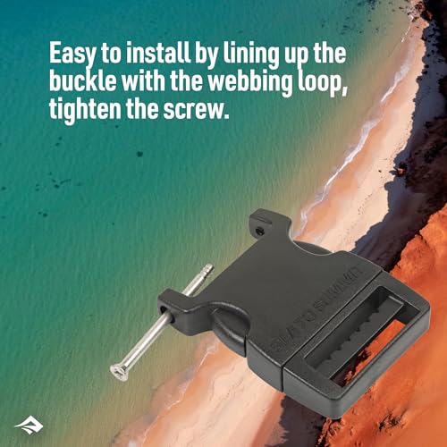 Image of Sea to Summit Field Repair Buckle - Side Release, 1 Pin, 3-pack, 38mm / 1 1 /2in