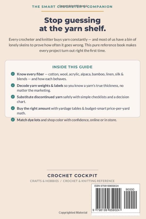 Yarn Buyer's Guide: Choose, Substitute & Budget Like a Pro — A Complete Reference to Fiber Types, Yarn Weights, Labels & Substitutions for Crocheters & Knitters image 3