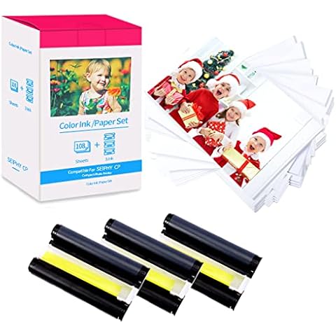 MarkField Papel Fotográfico Compatible Canon Selphy KP-108IN Cover
