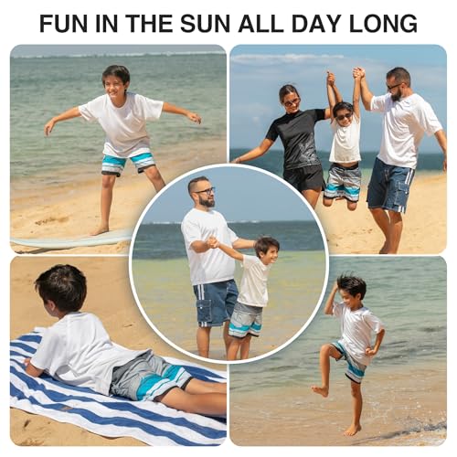 Image of Kanu Surf Boys' Impact Stripe Swim Trunk