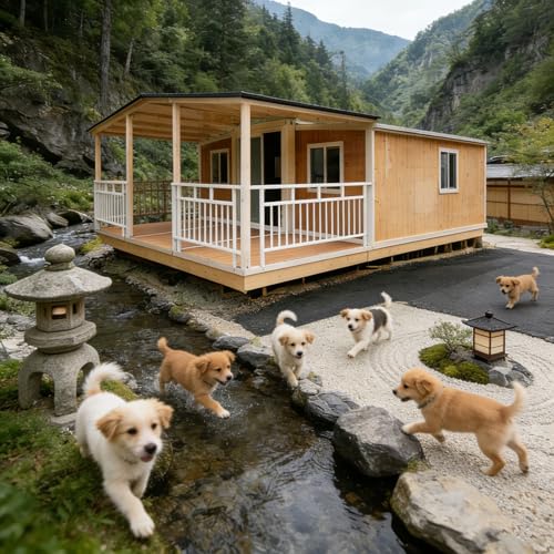 20ft/30ft/40ft Tiny Modular Cabin Expandable House, Modern Steel Customizable Home