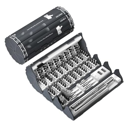 VMAN 128 in 1 Electronics Precision Screwdriver Set, Professional Magnetic Repair Tool Kit with 122 Bits for Computer, PC, iPhone, Laptop, Game Console, Watch, Xbox, PS5, MacBook, Ring Doorbell