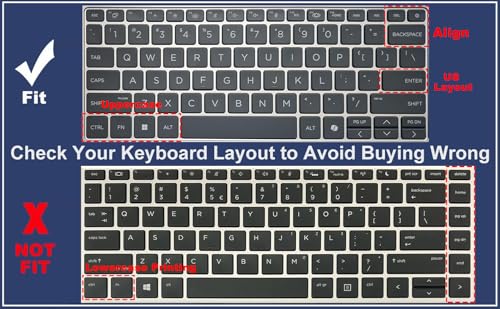 Protector de Teclado para HP ProBook 440 y 445 G11 14 pulg. miniatura 2