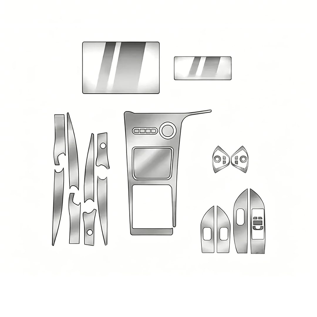 PPF film for car for Geely EX5 E5 2025-2026, Transparent Center Console Interior TPU Film Interior Protection Film Sticker