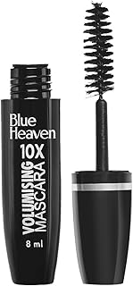 Blue Heaven 10X Volumising Mascara | Waterproof &amp; Smudge Proof | Light Weight Formula | Long Lasting Mascara for Women | S...