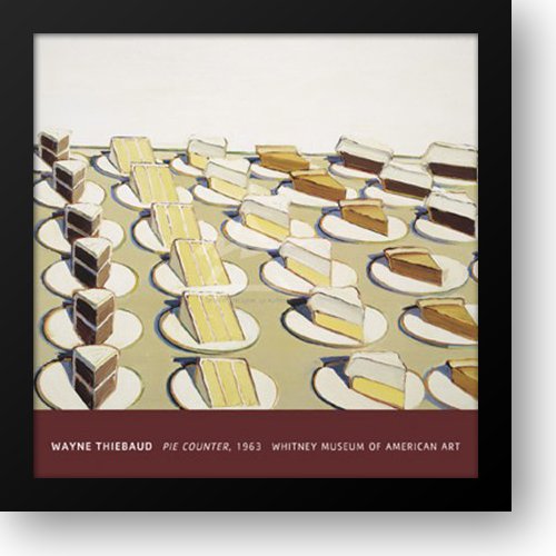 ウェイン・ティーボー　Wayne Thiebaud 「パイカウンター」 ウェイン・ティーボー Wayne Thiebaud 「パイカウンター