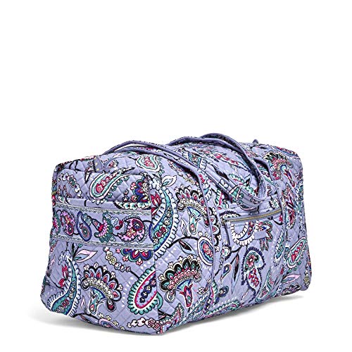 Vera Bradley Women's Signature Cotton Large Travel Duffel Bag, Makani Paisley, One Size