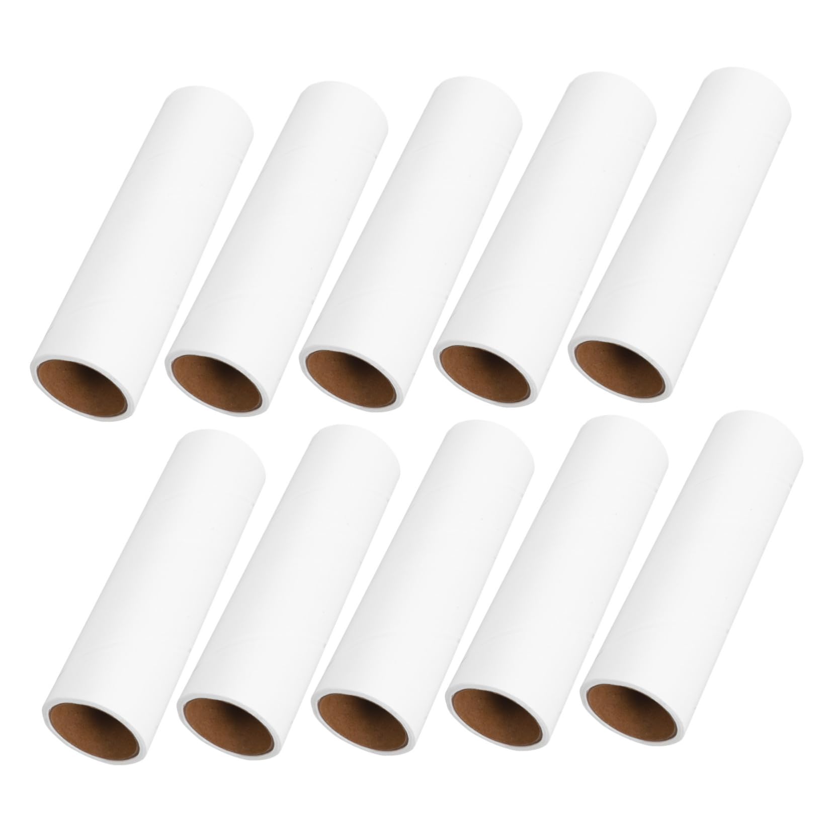 HANABASS 10rollen Fusselrolle Ersatzrollen Pack Extra Klebend für Tierhaare Kleidung Möbel und Autositze Nachfüllpackungen für Fusselroller