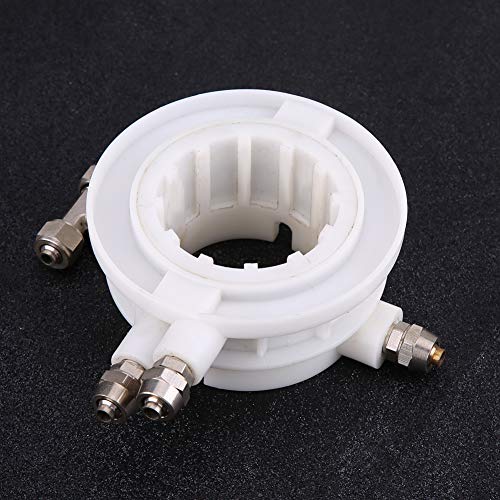 Image of Valve, Tyre Changer Part Control Valve 49mm Coupler Coupling, High Durability ABS Metal Material Professional Replacement, Fits 48.5mm Shaft with 8mm Hose Connector