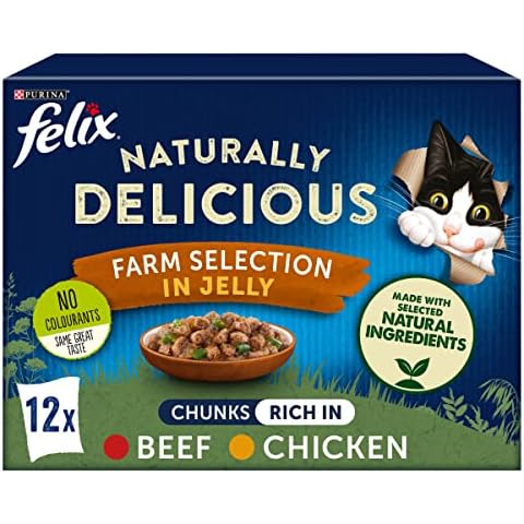 Felix Naturally Delicious Cat Food in Jelly Cover
