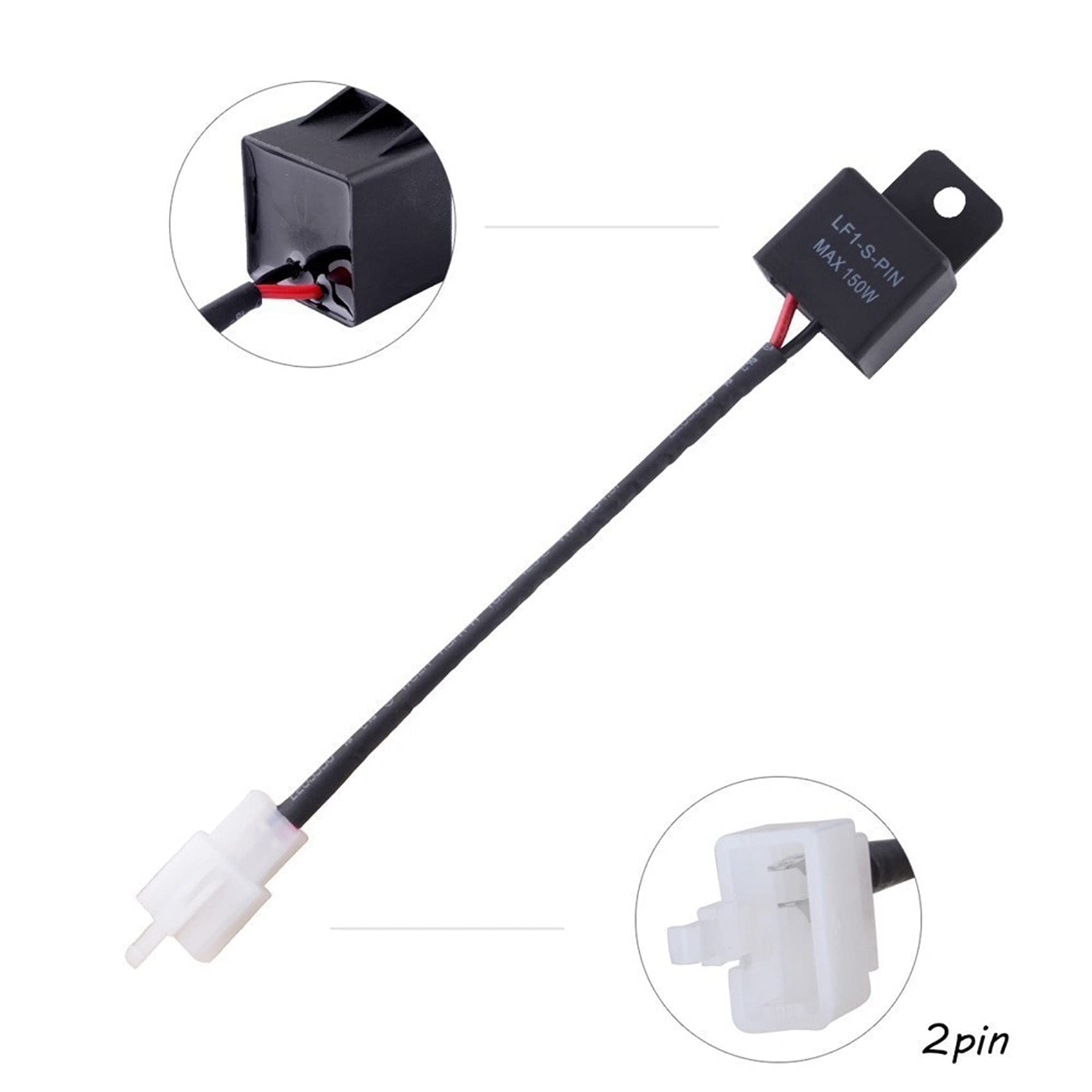 レイリー様確認用 yiyao 12V LED Relay Indicator Relay Motorcycle Quad Load Indicator