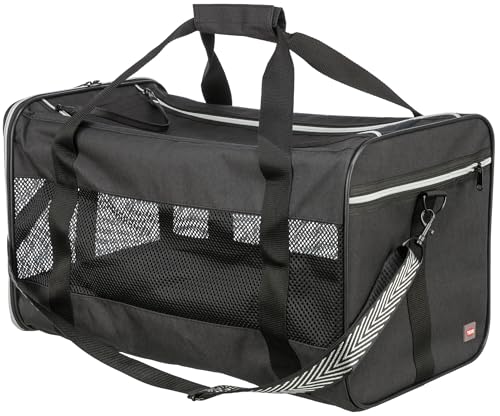 Trixie 28841 Borsa Ryan Nera, 9Kg., 47 X 27 X 26 cm