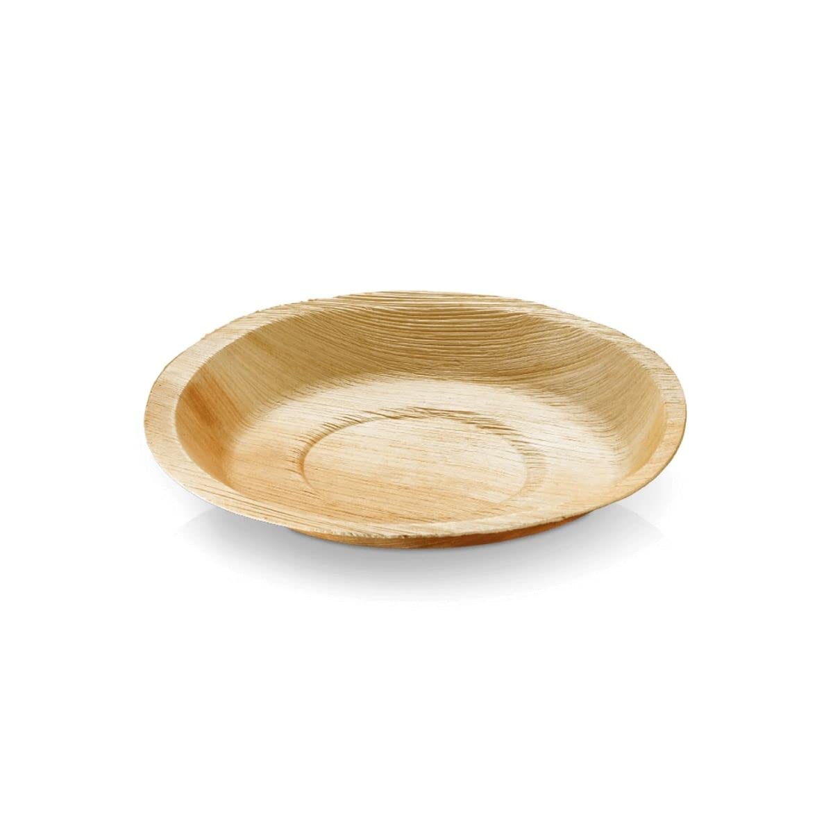 25 Round Palm Tree Plates Diameter 24 cm