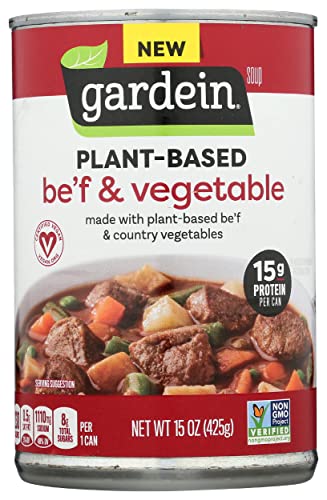Gardein Plant-Based Be'f and Country Vegetable Soup, 15 oz