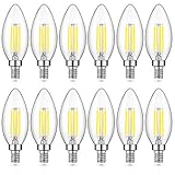 SHINE HAI T8 LED Shop Light Tube 48W Equivalent 4ft, Single-Ended Power 5000K Daylight White, Frosted Cover, G13 Lighting Fixtures, 12-Pack